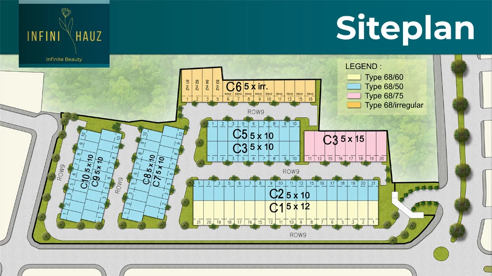 Site-plan-InfiniHauz-Banjar-Wijaya