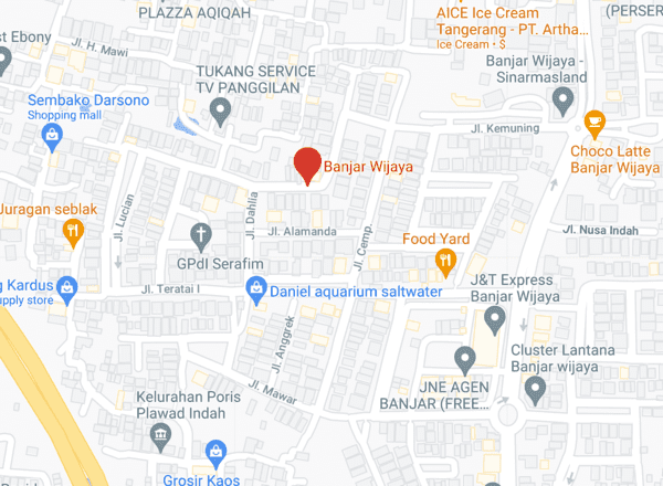 infinihauz-banjar-wijaya-map